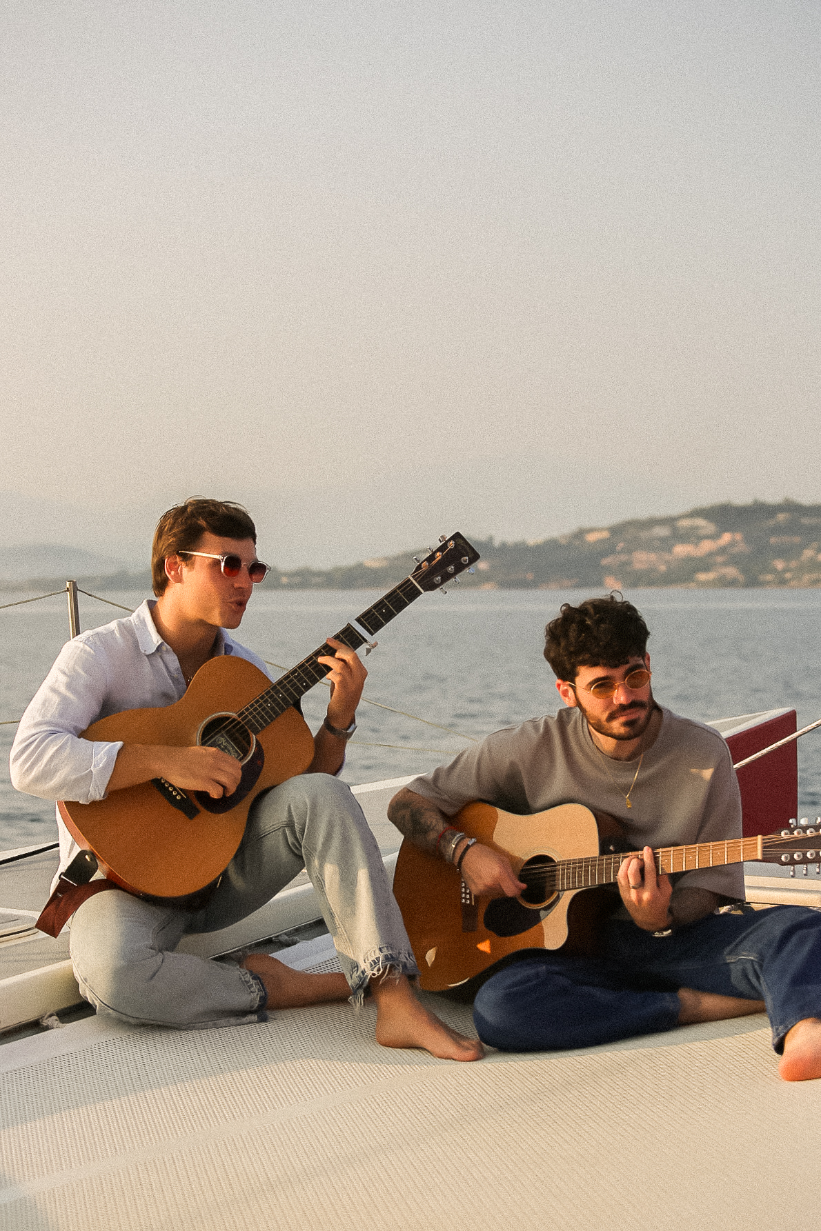 chants corses sortie en catamaran