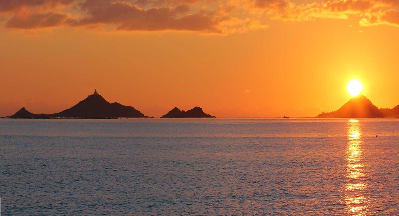 coucher soleil sanguinaaires